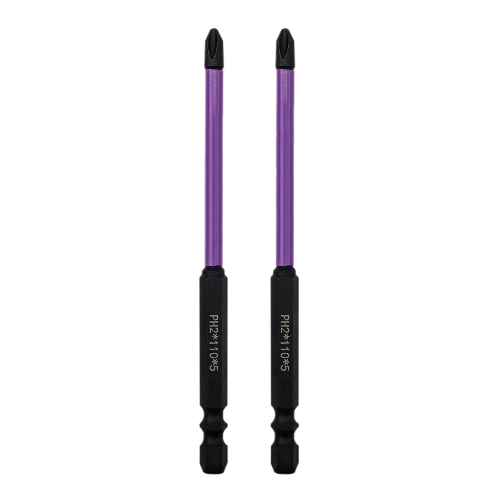 HRC61 Degree Magnetic Cross Screwdriver Bits PH2 Screwdriver Impact Drill Bits