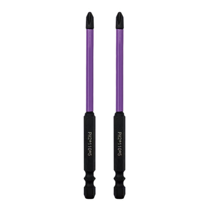 HRC61 Degree Magnetic Cross Screwdriver Bits PH2 Screwdriver Impact Drill Bits