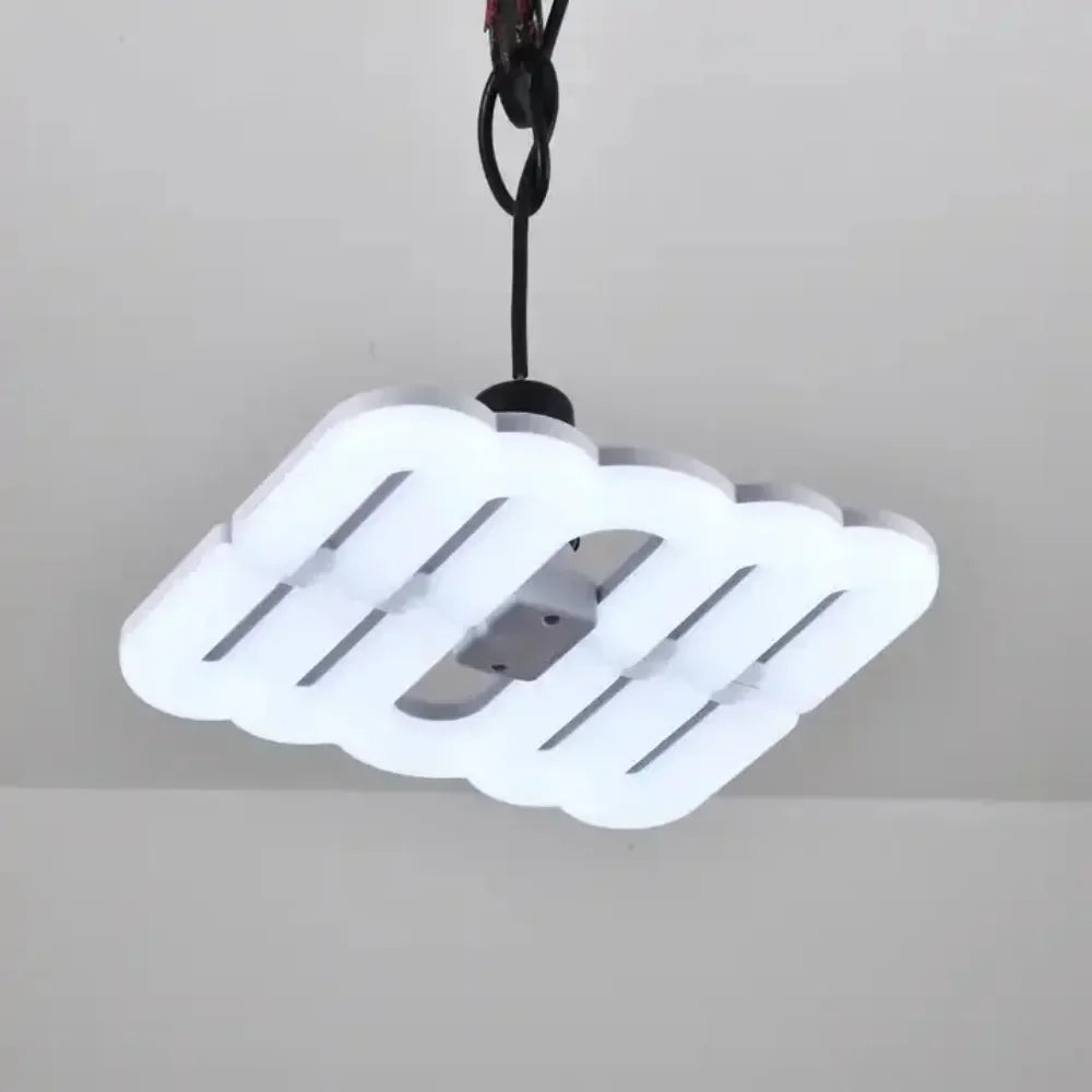 40w 60w Light Fan Blade Folding Bulb Led LED Bulb E27 Lamp 85-265V Foldable High Bay Light for House Garage Lighting