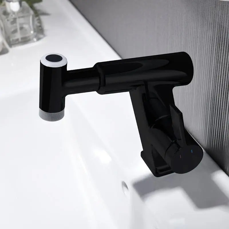 Smart Digital Display Pull-Out Faucet for Home Bathroom Smart Temp Tap 360Rotating Faucet Water Saving Hot Cold Washbasin Faucet