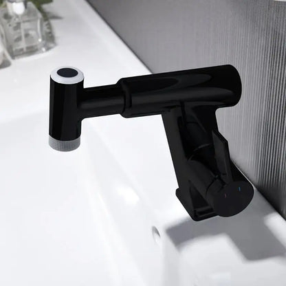 Smart Digital Display Pull-Out Faucet for Home Bathroom Smart Temp Tap 360Rotating Faucet Water Saving Hot Cold Washbasin Faucet