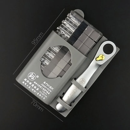 mini Ratchet wrench Screwdriver bit set Multifunctional Special shaped  slotted phillips screwdriver hand tools
