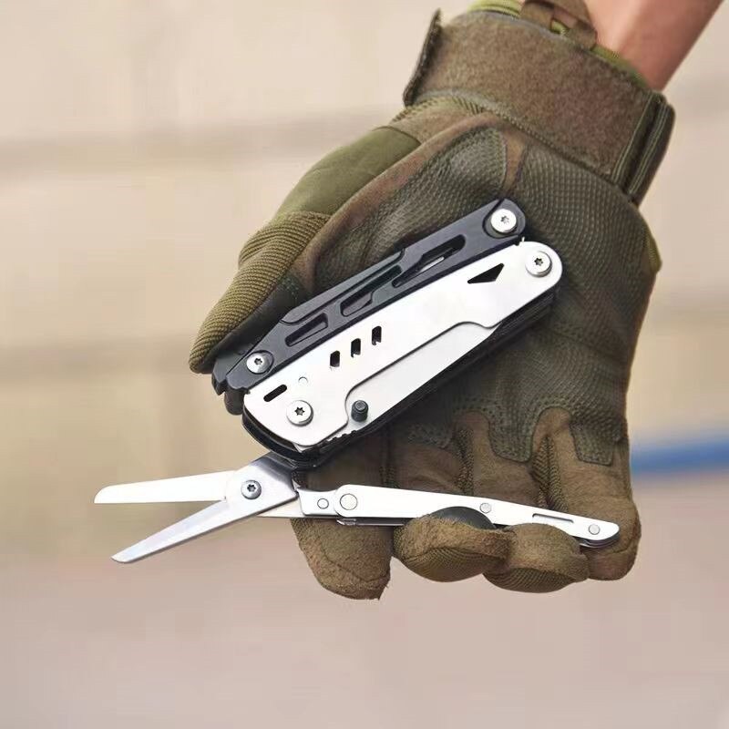 Multifunctional Pliers Scissors Outdoor Disassembly Tools Multi-Purpose Knife Portable Folding Pliers Adventure Survival Tool