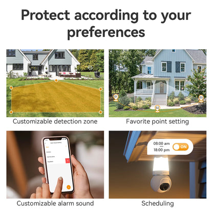 IMOU Bulb Camera 5MP 3K E27 E26 Surveillance Camera Night Vision Wifi Home Security IP Camera AI Human & Vehicle Detection