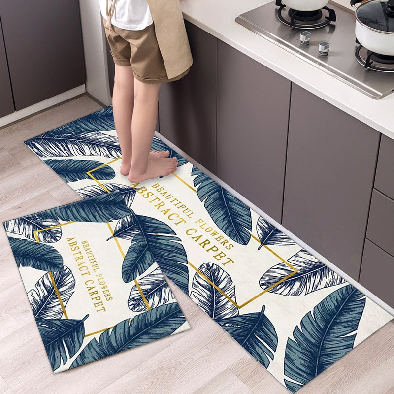 Fashion Simple Nordic Style Kitchen Mat Floor Carpet House Hold Long Strip Door Modern Home Decor