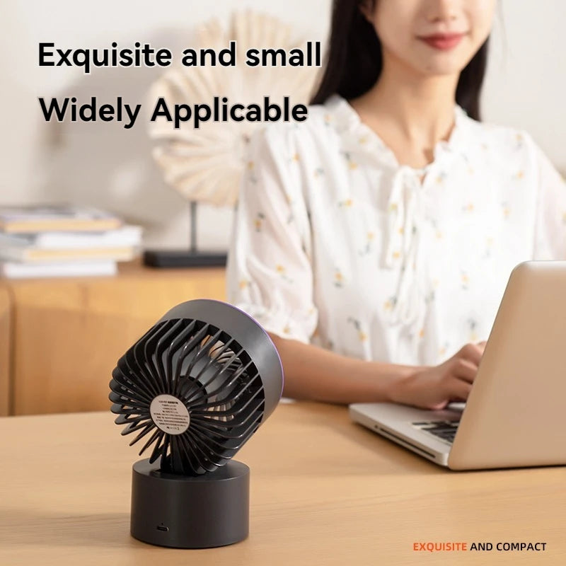 Desktop fan, small dormitory USB small fan, rechargeable fan, portable portable portable office clip on electric fan, student