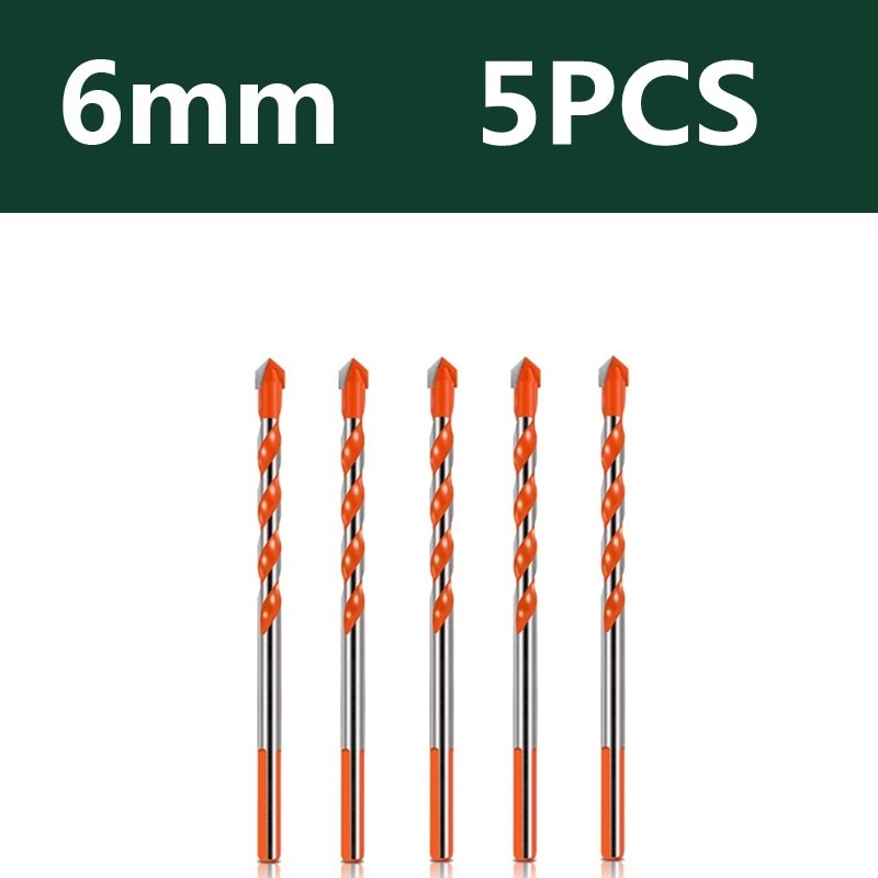3-12mm Multifunctional Glass Metal Tile Drill Bit Triangle Diamond Drill Set Ceramic Concrete Brick Wood Punching Hole Saw Drill