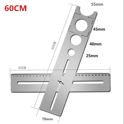 New Adjustable Tile Locator To Wall Marking Position Ruler Ceramic Hole Cutter Tile Drill Marble Opener Construction Tool
