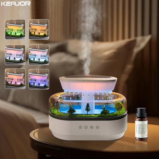 Humidifier with Rain Effect