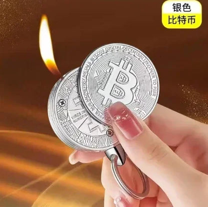 New Mini Coin Rotating Gyro Lighter