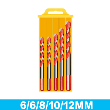 3-12mm Multifunctional Glass Metal Tile Drill Bit Triangle Diamond Drill Set Ceramic Concrete Brick Wood Punching Hole Saw Drill