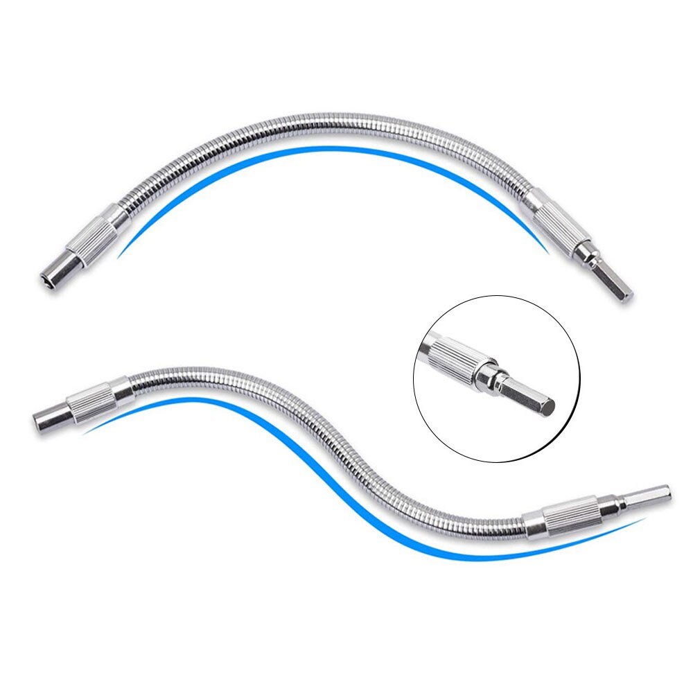 1/4'' Universal Soft Shaft Batch Head For Electric Drill Bit Holder Flexible Screwdriver Hex Shank Screwdriver Extension Rod