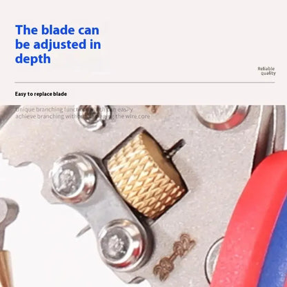 Foldable Wire Stripper 9 In 1 Multitool Electrician Pliers With Electricity Measurement Function Cable Cutting Crimping Tool