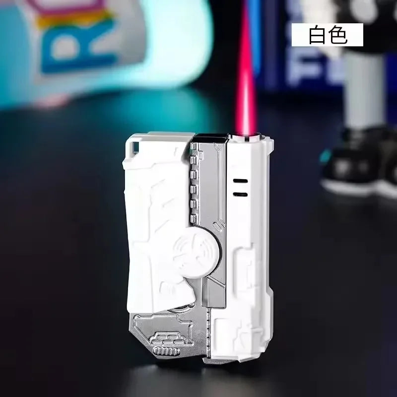 Metal Folding Laser Gun Style Lighter