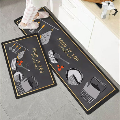 Fashion Simple Nordic Style Kitchen Mat Floor Carpet House Hold Long Strip Door Modern Home Decor