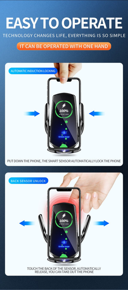 Car Phone Holder For Mercedes Benz 2008 2009 2010 C Class W204 Wireless Charger USB Infrared Fast Charging