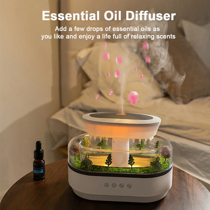 Humidifier with Rain Effect