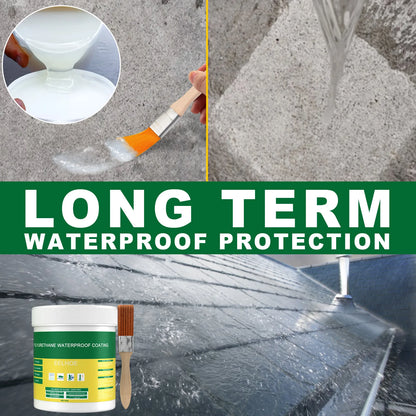 300/1200g Waterproof Coating Sealant Agent Transparent Invisible Paste Glue With Brush Adhesive Repair Home Roof Bathroom