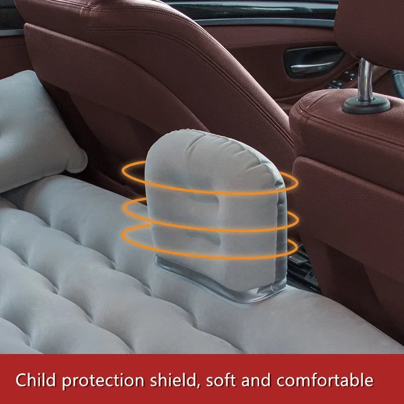 Multifunctional PVC Flocking inflatable car mattress car accessories inflatable bed travel goods