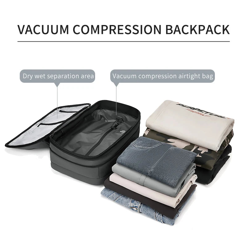 Travel Backpack vacuum compression Backpack