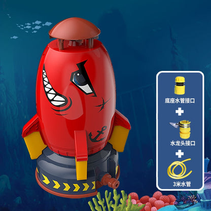 Rocket Launcher Toys Outdoor Rocket Water Pressure Lift Sprinkler Toy Fun Interaction In Garden Lawn Water Spray Toys for Kids
