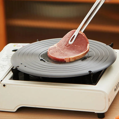 Aluminum Alloy Heat Conductive Discs Gas Stove Pot Bottom Anti Burning Blacks Pot Plate Household Thawing Heat Insulation Plates