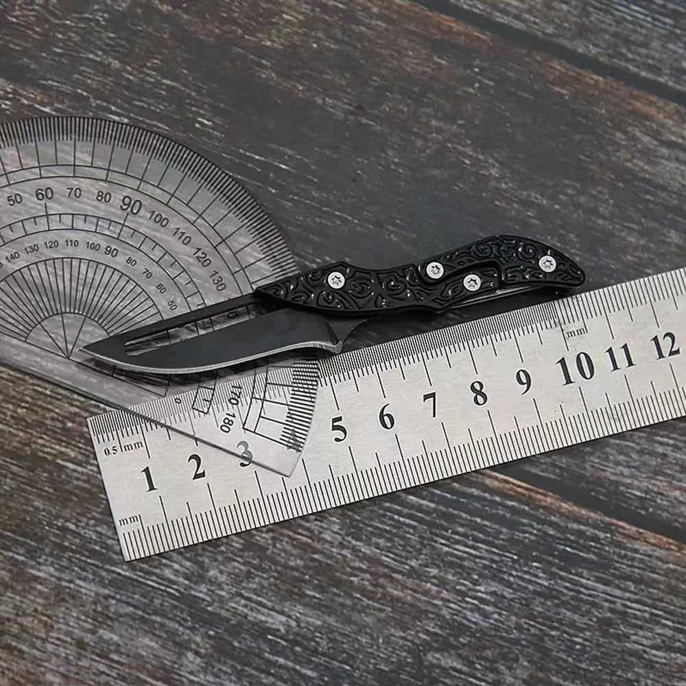 New Mini Folding Knife Self Defense Pocket Knife For Men Cold Steel Outdoor Foldable Tactical Hunting Utility Knife Hand Tools