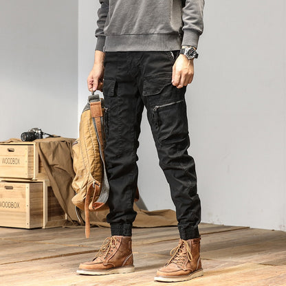 Joggers Cargo Pants Men Casual Y2k MultiPocket Male Trousers Sweatpants Streetwear Techwear Tactical Track Sport Green Pants Men