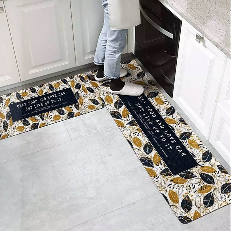 Fashion Simple Nordic Style Kitchen Mat Floor Carpet House Hold Long Strip Door Modern Home Decor