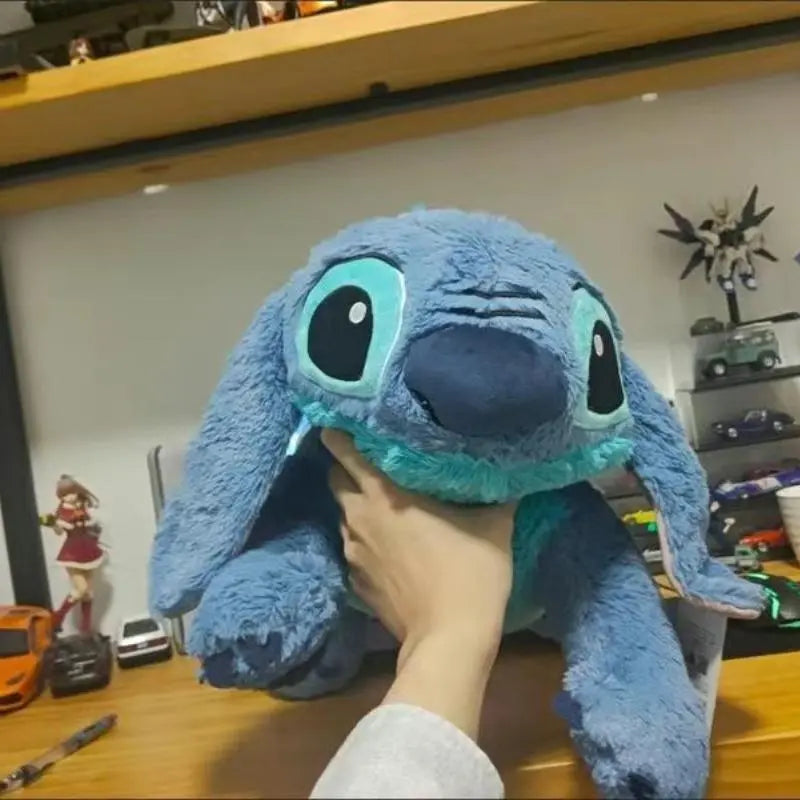 Disney Stitch Plush Stuffed Doll Blue Kawaii Cartoon Animal Sofa Sleeping Soft Pillow Toys For Kids Girl Cute Birthday Gifts