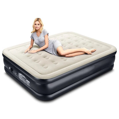 190X100X44CM Household New Inflatable Air Bed Cartoon Atmosphere Pad Thickening Height Mattress Portable Outdoor Camping Mat