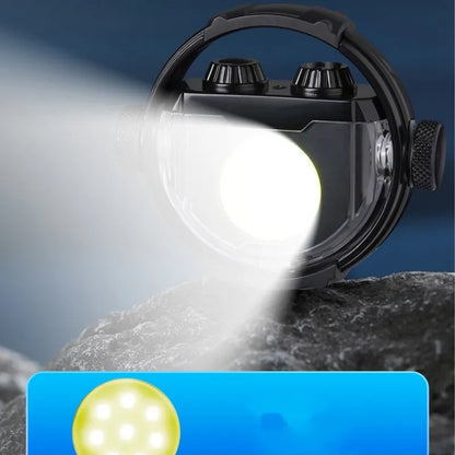 2023 New Decompression Gyro Windproof Double Arc Lighter Metal Belt COB Luminous Glare Creative Lighter Men's Gift