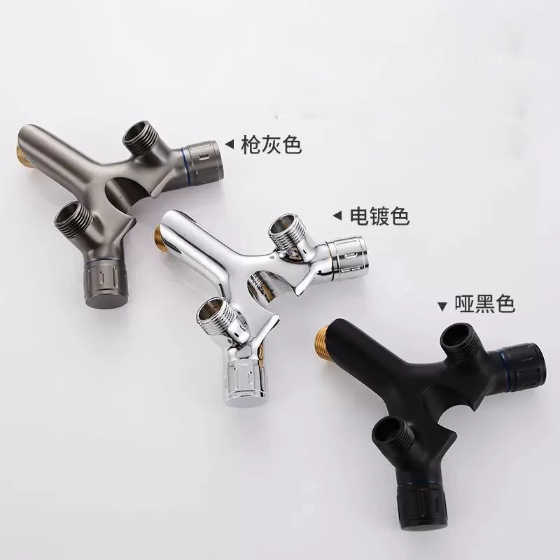 Handheld toilet bidet faucet sprayer toilet self-cleaning shower head bathroom handheld bidet set one in two out toilet faucet
