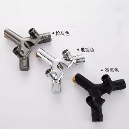 Handheld toilet bidet faucet sprayer toilet self-cleaning shower head bathroom handheld bidet set one in two out toilet faucet
