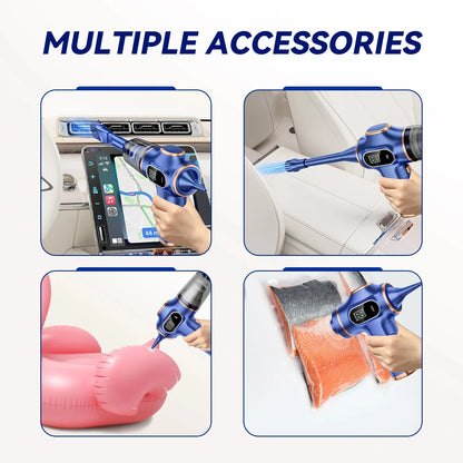 NEW 198000Pa 5 in1 Wireless Vacuum Cleaner Automobile Portable Robot Vacuum Cleaner Handheld For Office Car Home
