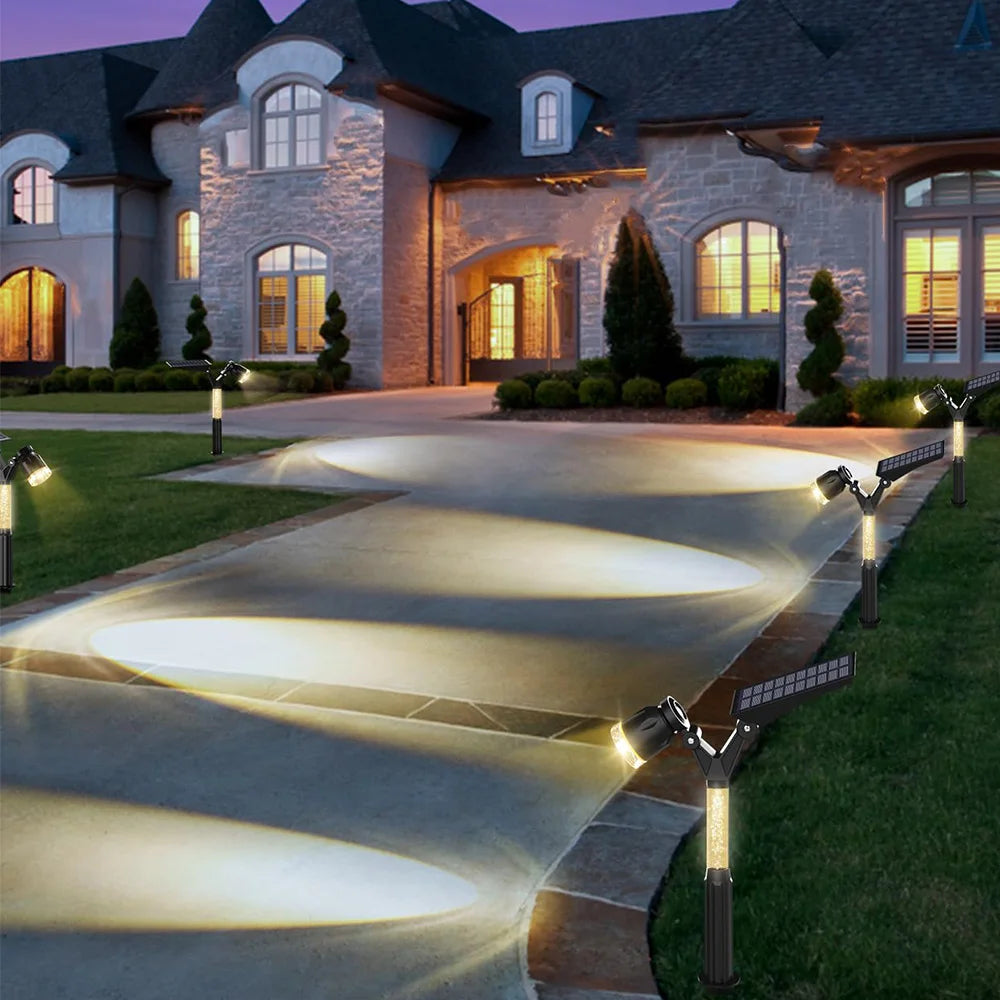 Solar LED Light Solar Landscape SpotLights Outdoor Garden Light Outdoor IP65 Waterproof Solar Power Light Wall Light