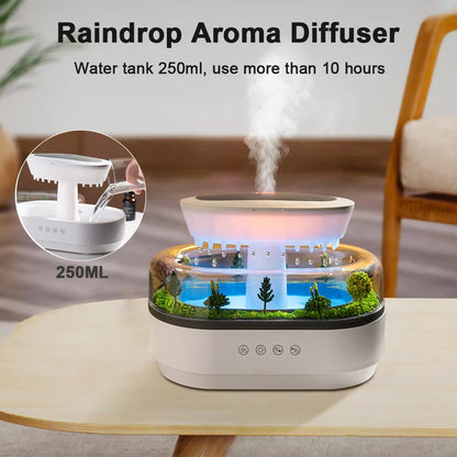 Humidifier with Rain Effect