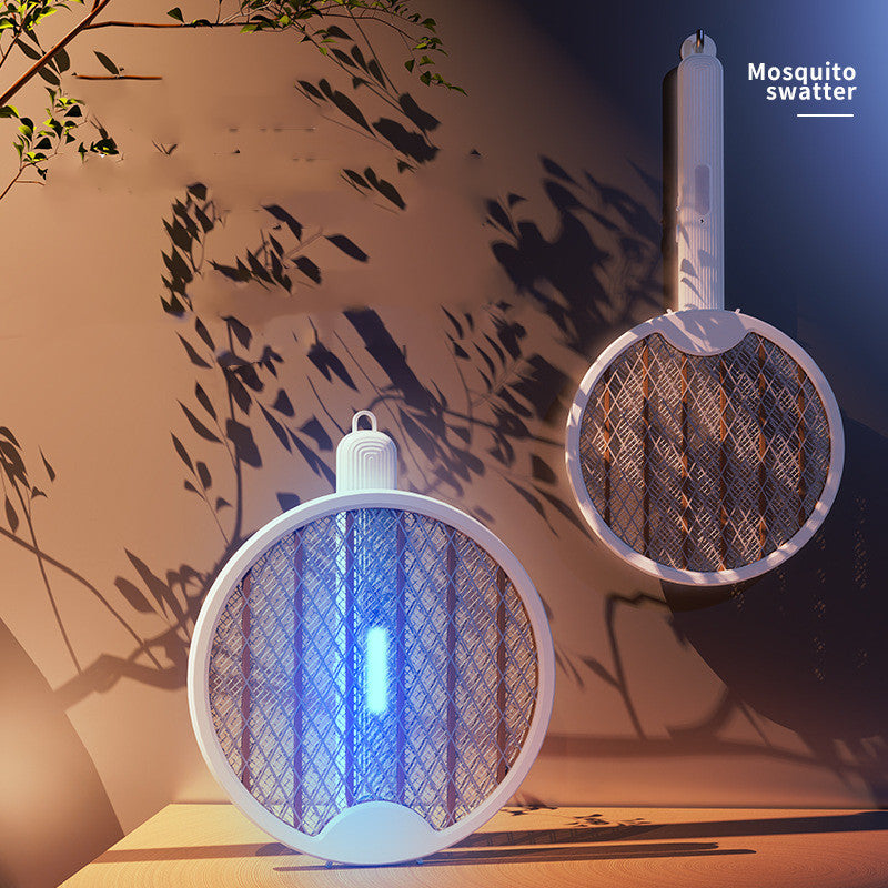 USB Electric Shock Charging Folding Mosquito Swatter