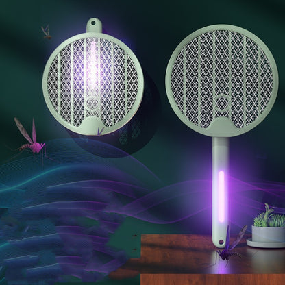 Four-in-one New Mosquito Killing Swatter Folding Home Charging