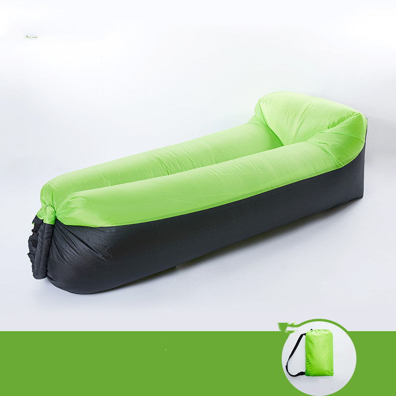 Camping Air Folding Lunch Break Net Celebrity Inflatable Pump Mattress Lazy Sofa Recliner Single Portable Outdoor