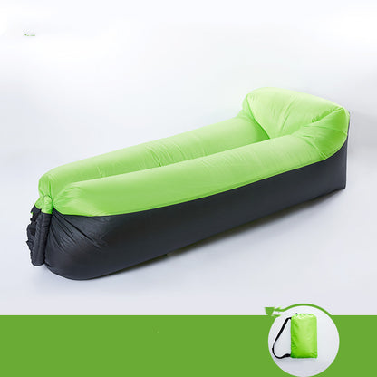 Camping Air Folding Lunch Break Net Celebrity Inflatable Pump Mattress Lazy Sofa Recliner Single Portable Outdoor