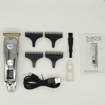 Usb Charging Oil Head Liquid Crystal Display Hairdresser