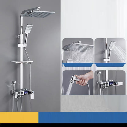 All-copper Wall-mounted Constant Temperature Digital Display Bathroom