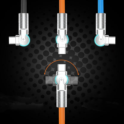 Rotating Type C Data Cable Super Fast Charging