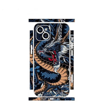 3M Decal Skin for iPhone 14 13 12 Pro Max Mini Cartoon Back Film Cover Protector Wrap Ultra Thin Sticker