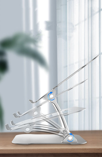 Compatible with Apple, Adjustable Lifting Laptop Bracket Aluminum Alloy Desktop Folding Ipad Tablet Cooling Bracket