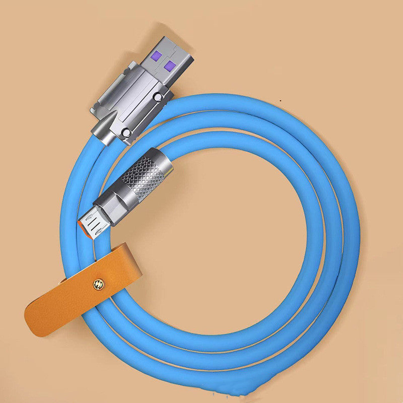 Liquid Zinc Alloy Fast Charging Data Cable