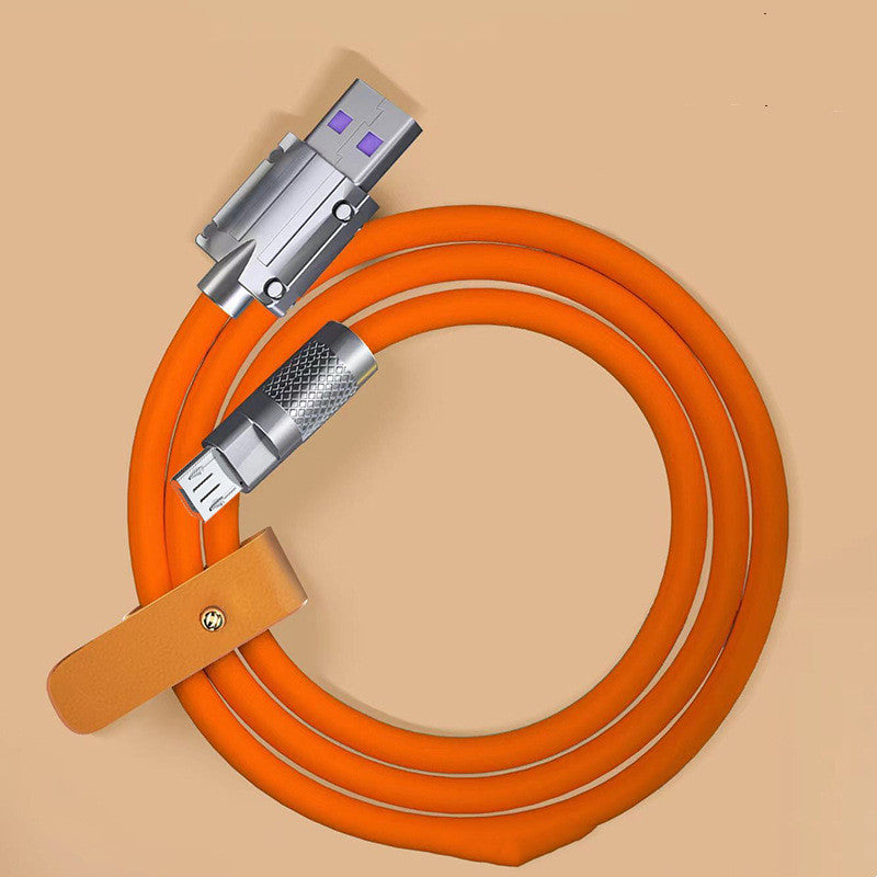 Liquid Zinc Alloy Fast Charging Data Cable